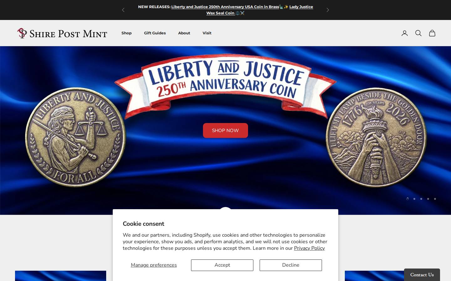 Shirepost homepage screenshot