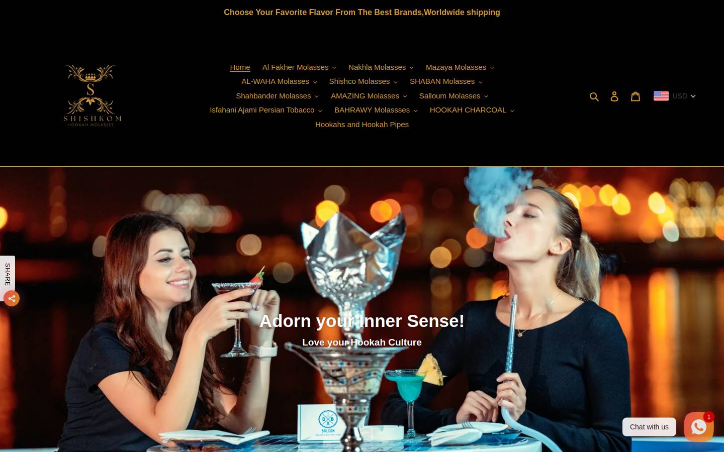 shishkom.com homepage screenshot