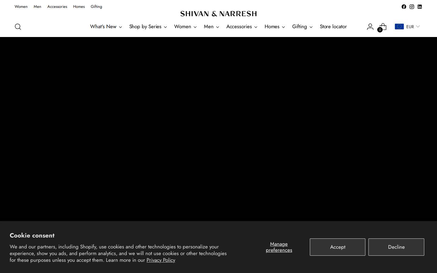 shivanandnarresh.com homepage screenshot