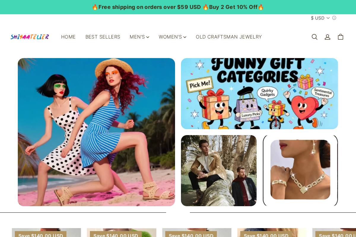 shiyaatelier.com homepage screenshot