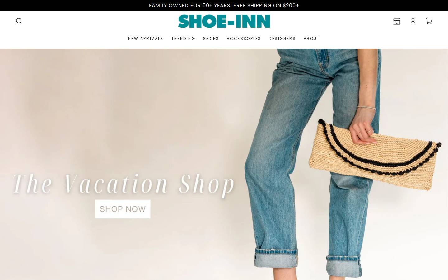 SHOE-INN homepage screenshot