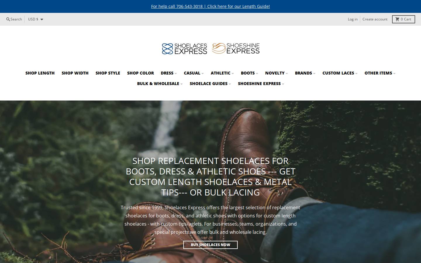 shoeshineexpress.com homepage screenshot