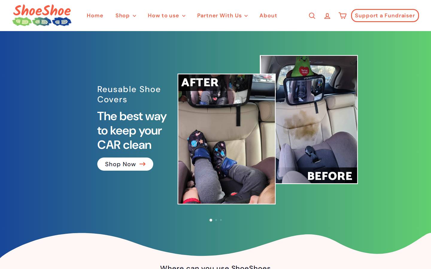 shoeshoestore.com homepage screenshot