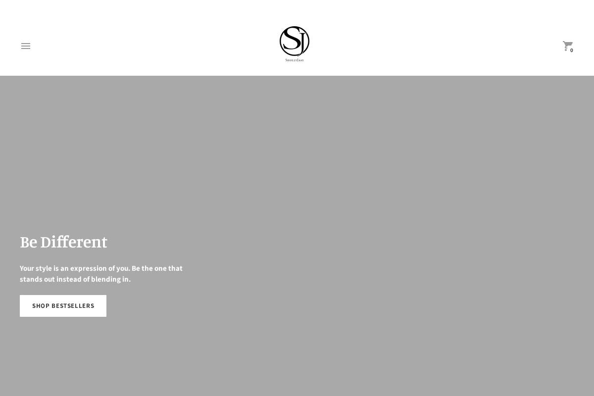 shollyjaay.com homepage screenshot