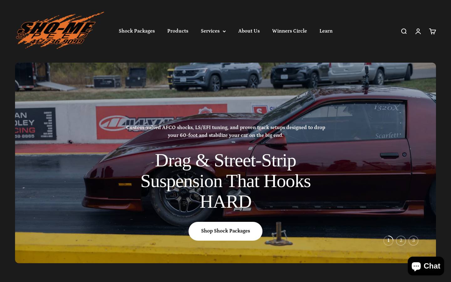 shomespeed.com homepage screenshot