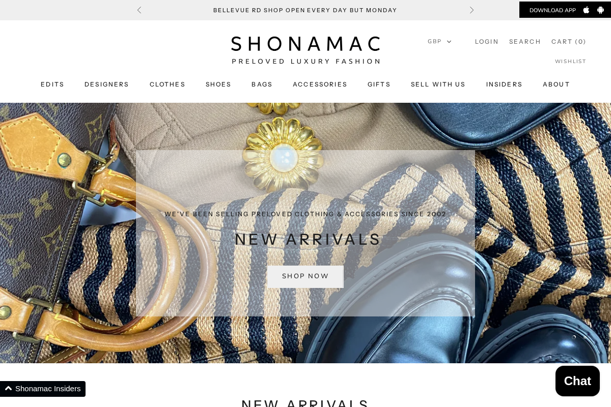 shonamac.com homepage screenshot