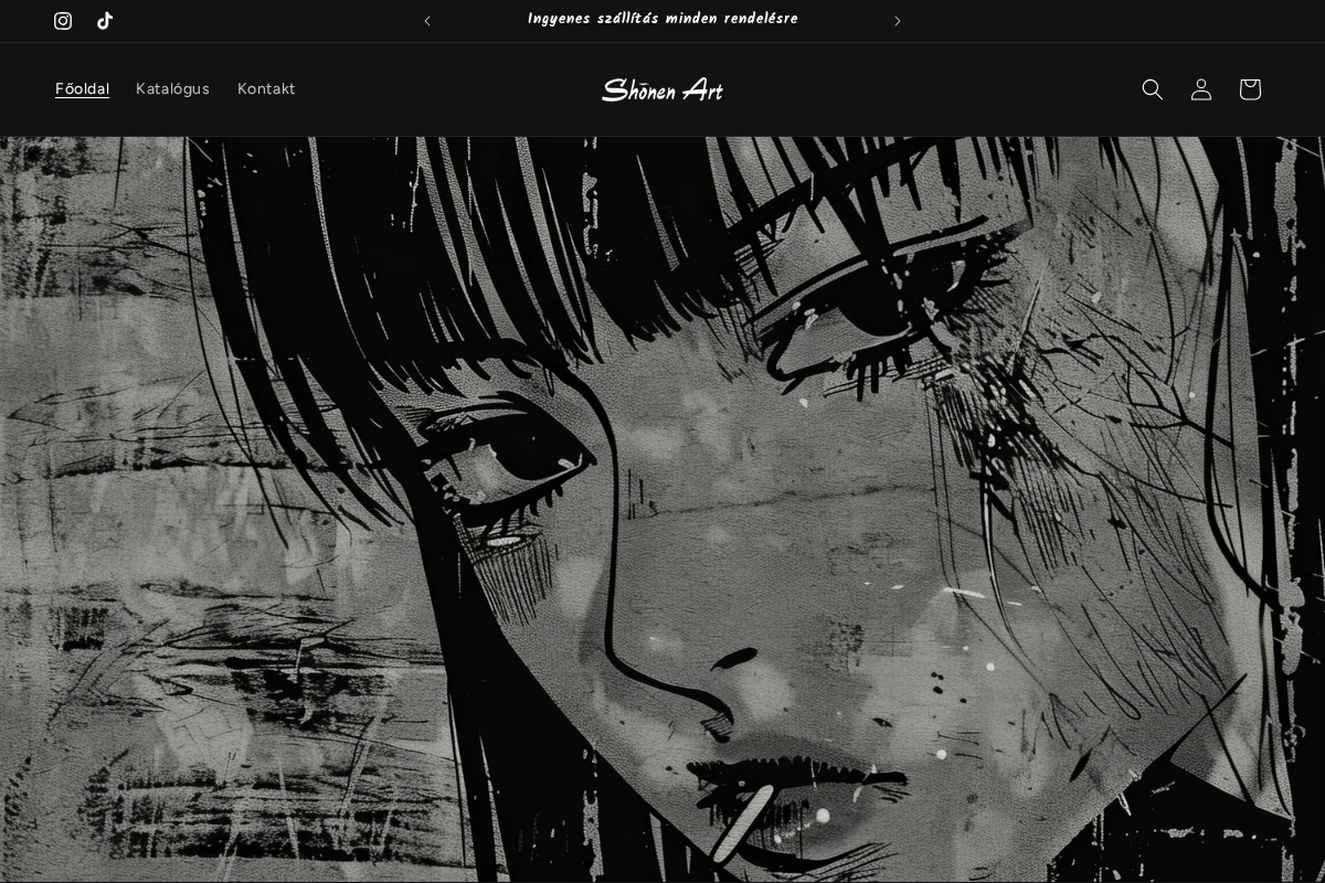 shonenart.com homepage screenshot