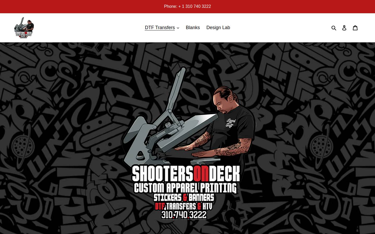 shootersondeck.com homepage screenshot