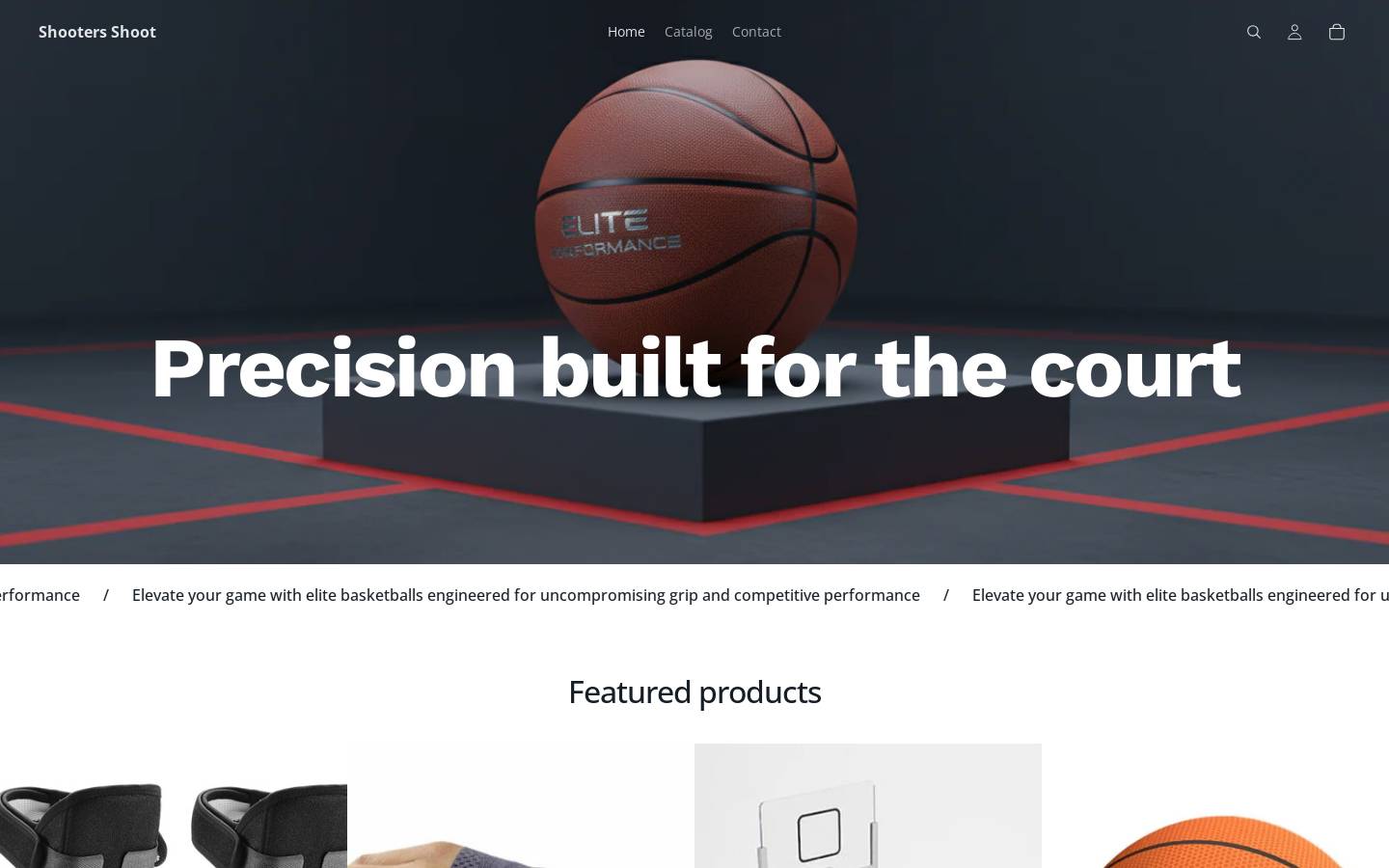shootersshoot.store homepage screenshot
