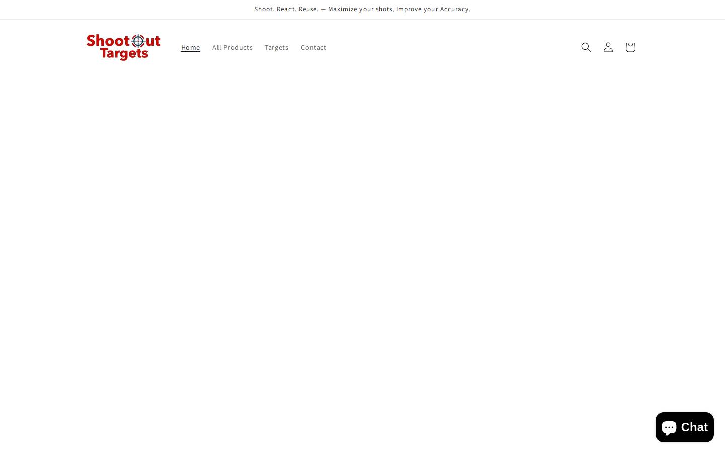 shootouttarget.com homepage screenshot