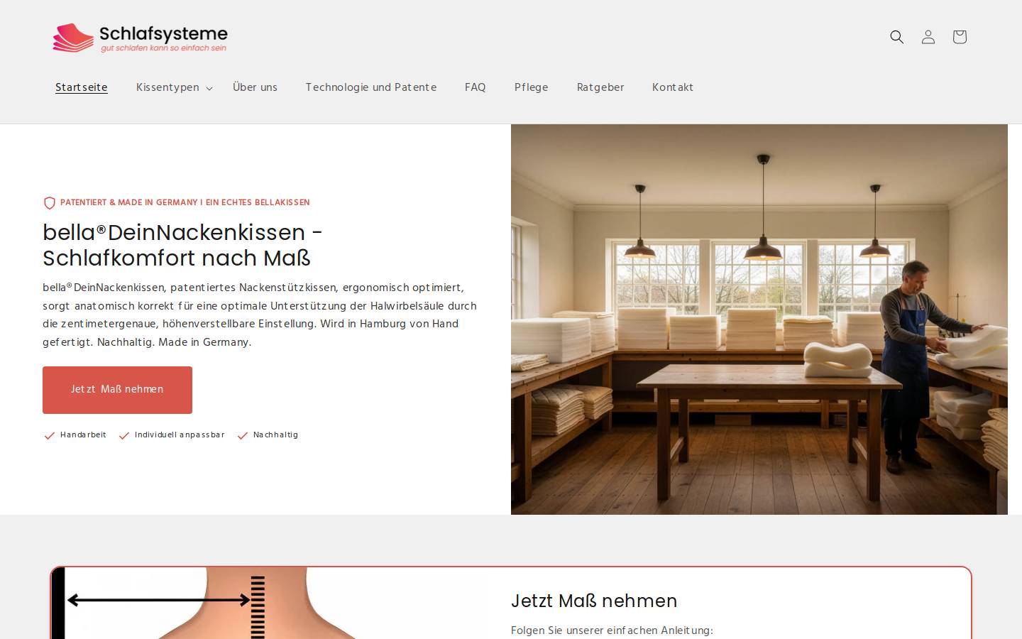 shop-betten.de homepage screenshot