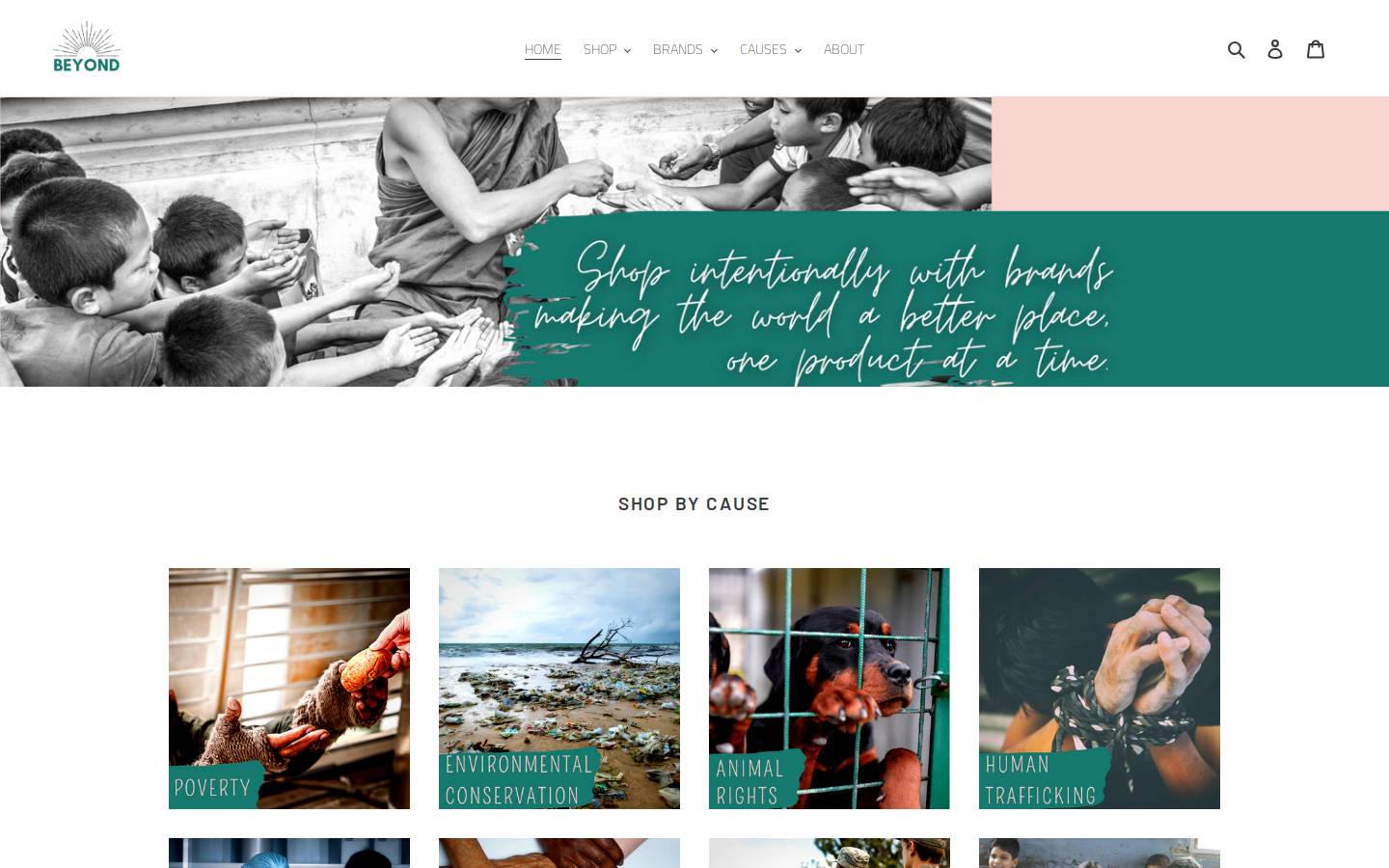 shop-beyond.com homepage screenshot
