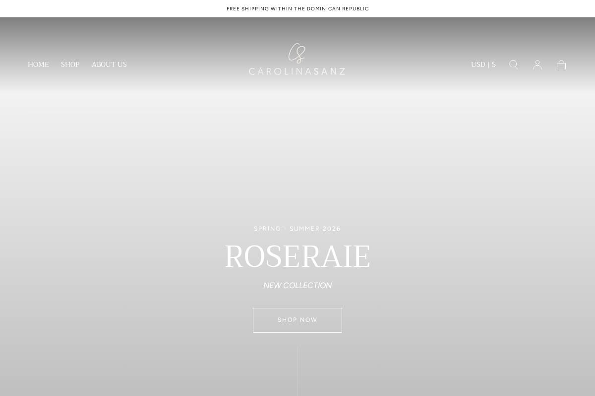 shop-carolinasanz.com homepage screenshot
