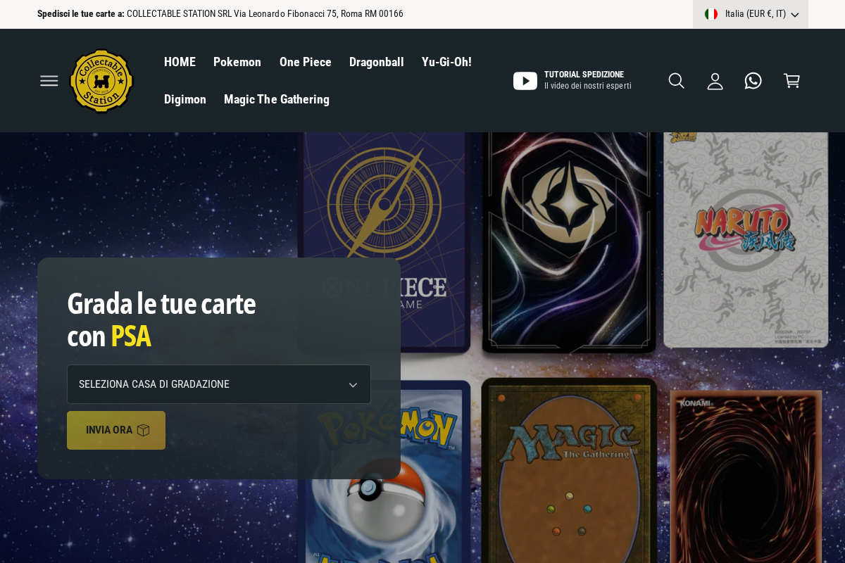 shop-collectablestation.com homepage screenshot