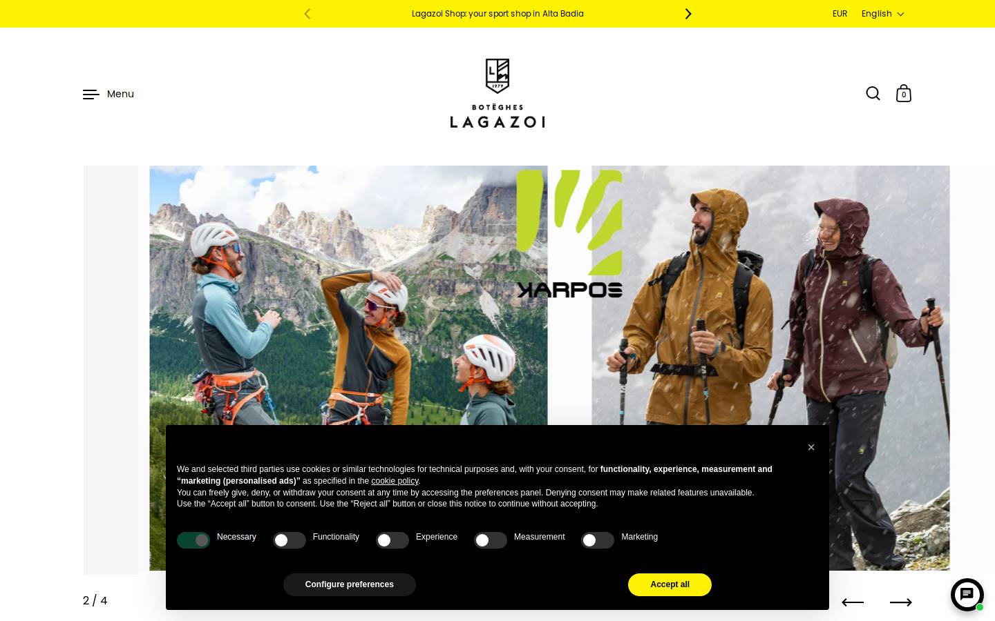 Botëghes Lagazoi homepage screenshot