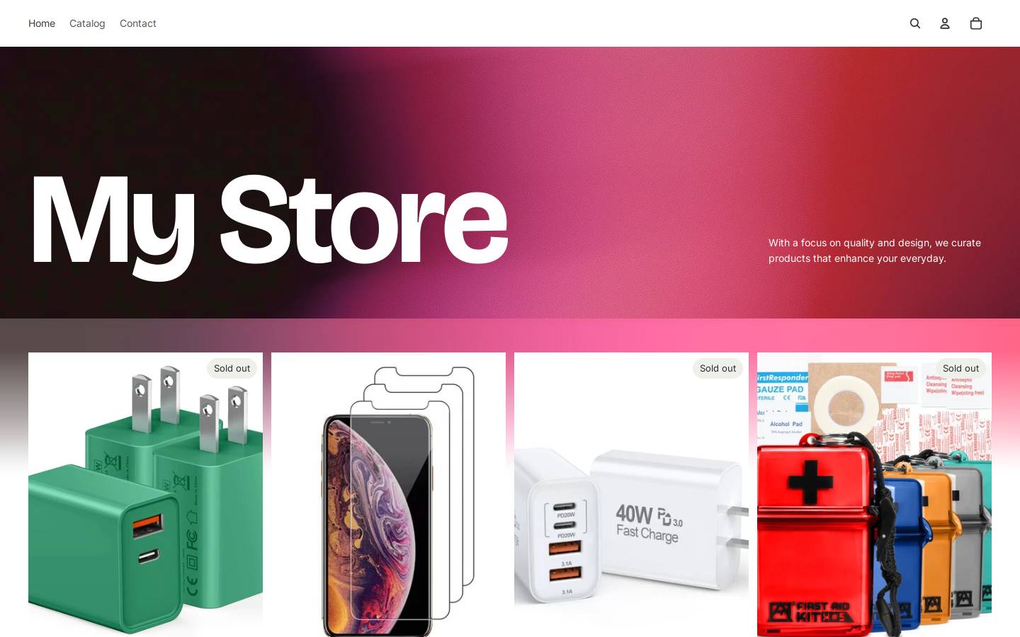 shop-me.store homepage screenshot