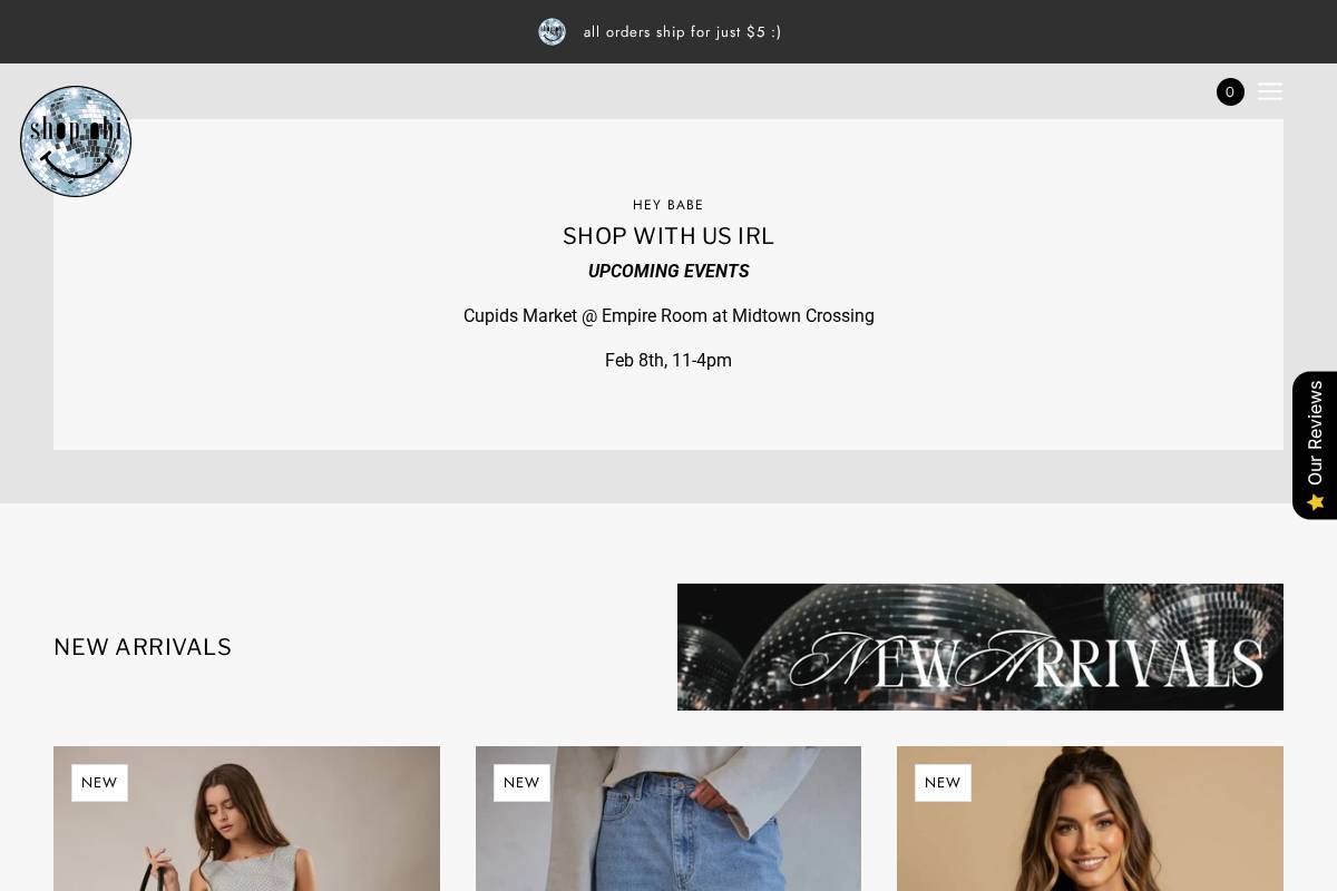 shop-obi.com homepage screenshot