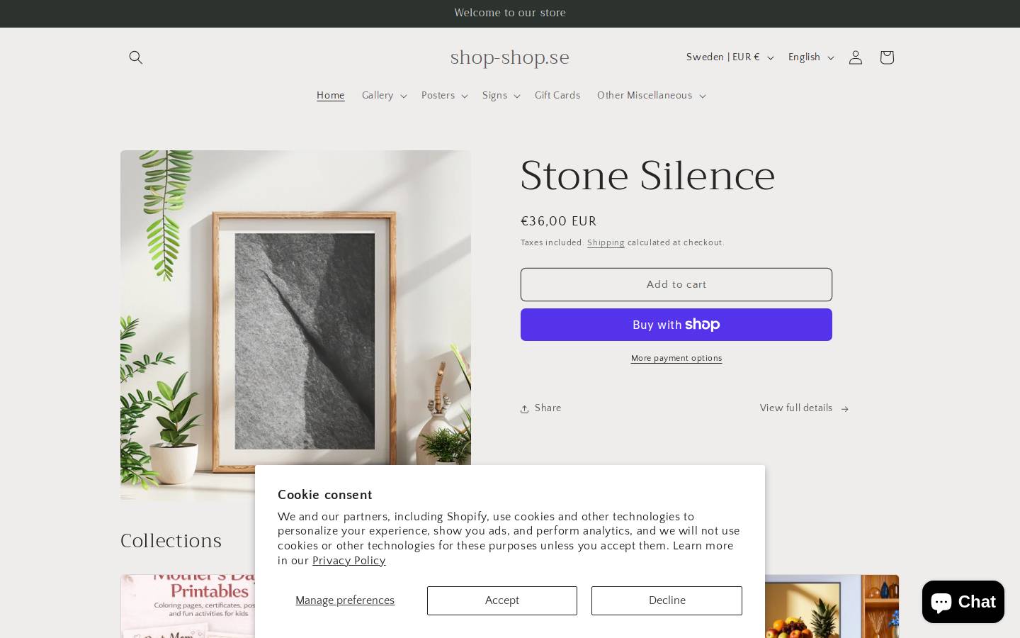 Shop Shop homepage screenshot