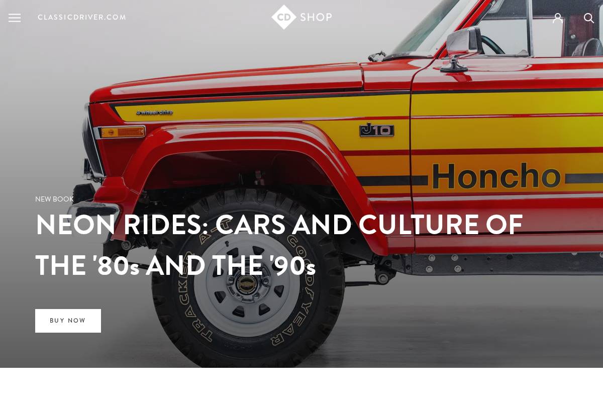 shop.classicdriver.com homepage screenshot