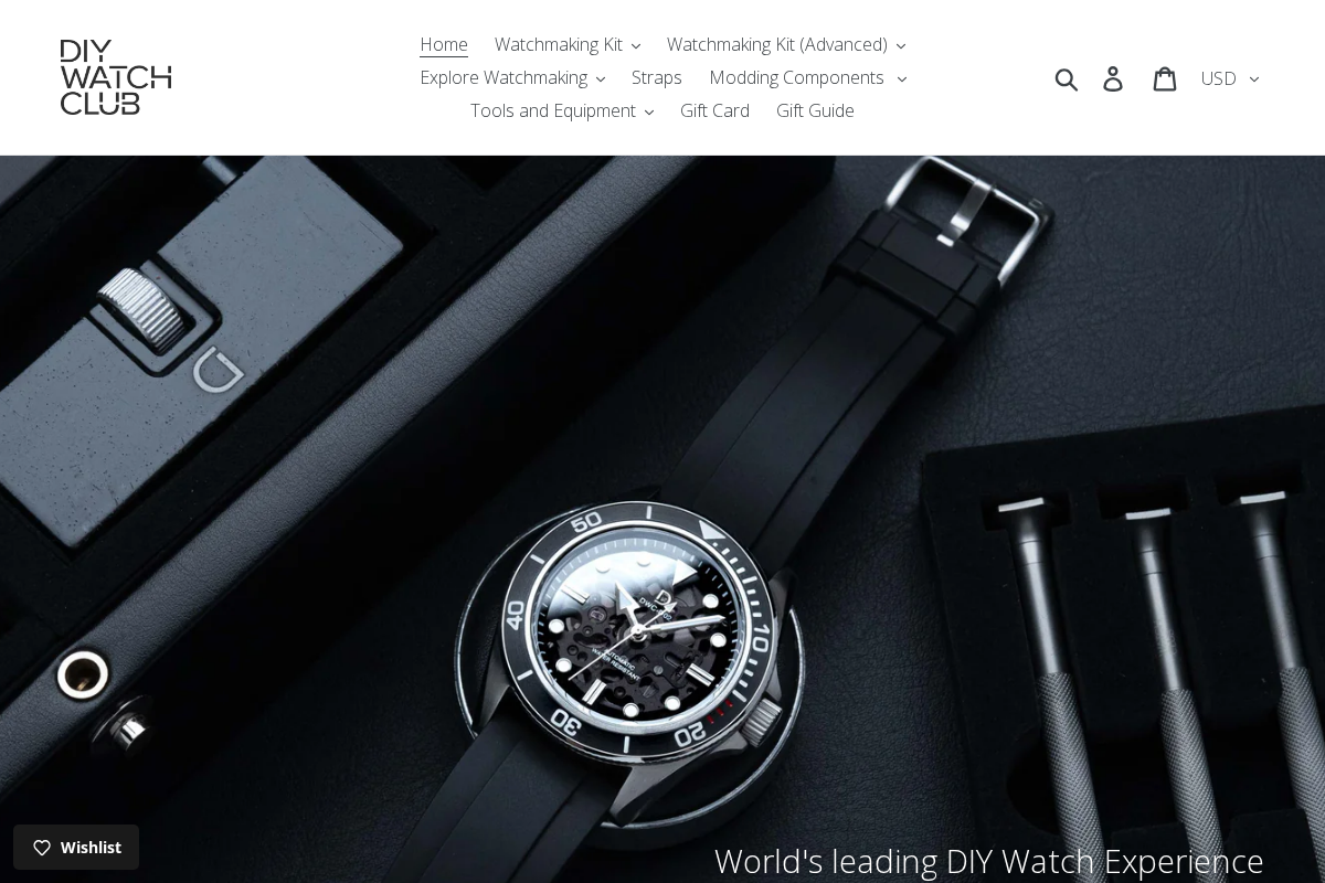 DIYWATCH Club homepage screenshot