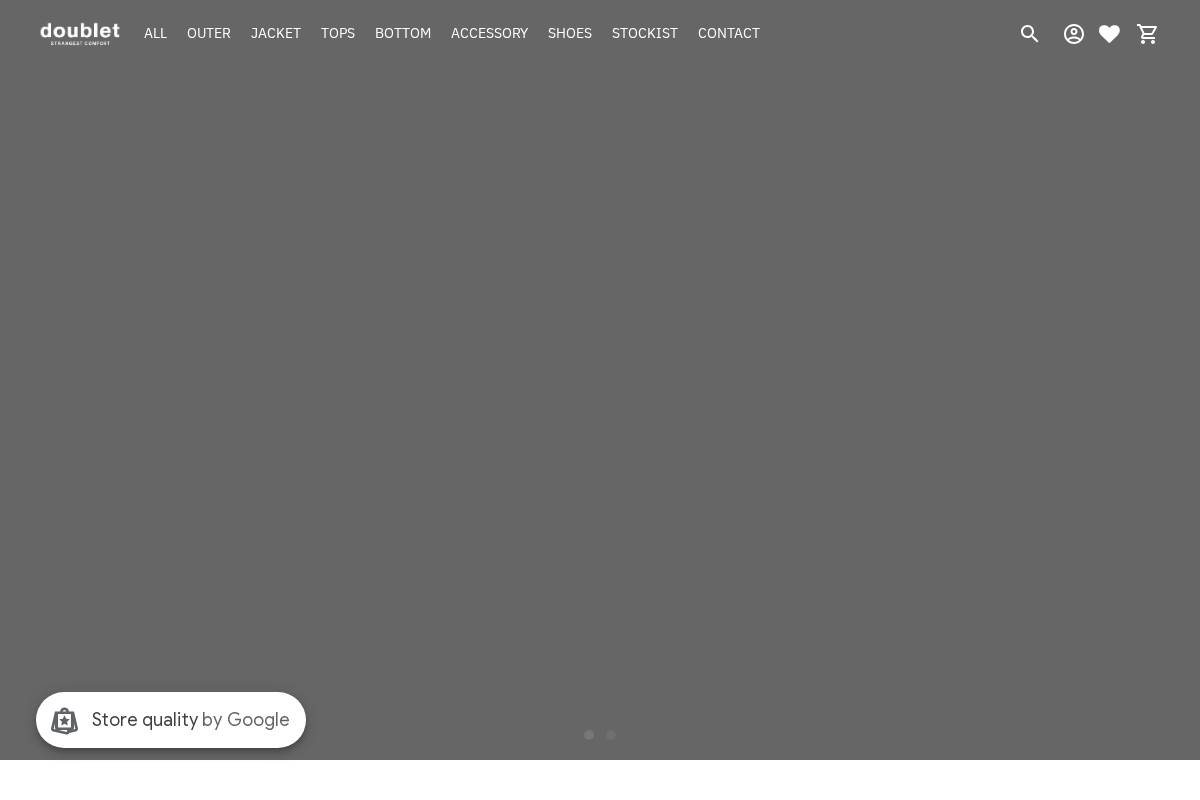 shop.doublet-jp.com homepage screenshot