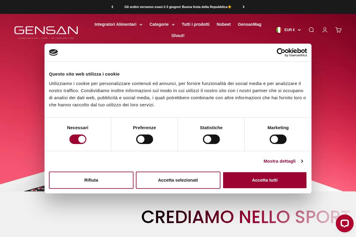 Shop Gensan homepage screenshot