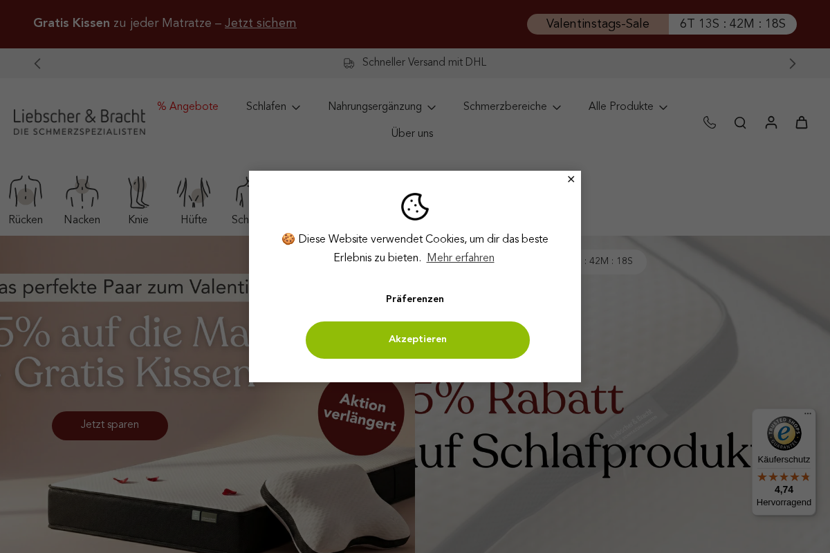 Liebscher & Bracht homepage screenshot