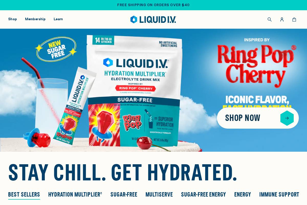 shop.liquid-iv.com homepage screenshot
