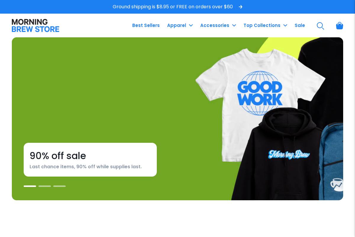 shop.morningbrew.com homepage screenshot