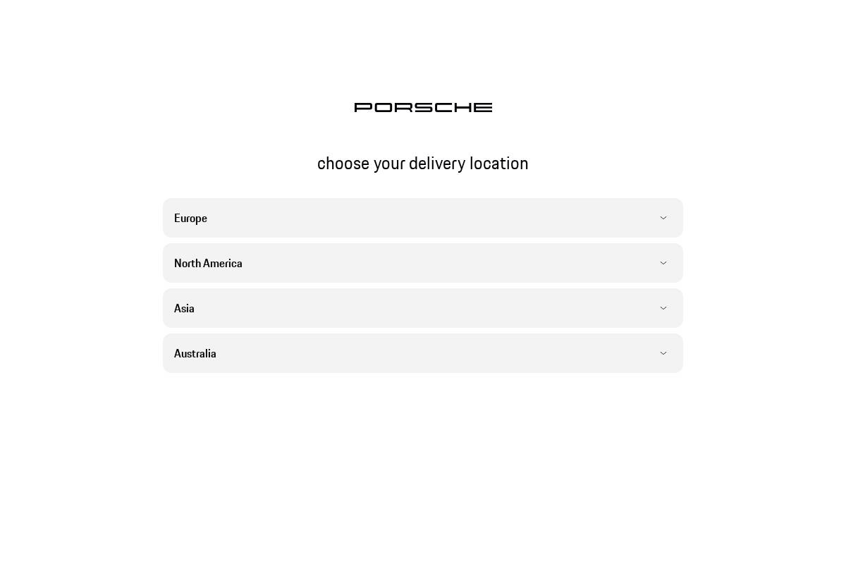 Porsche Shop homepage screenshot