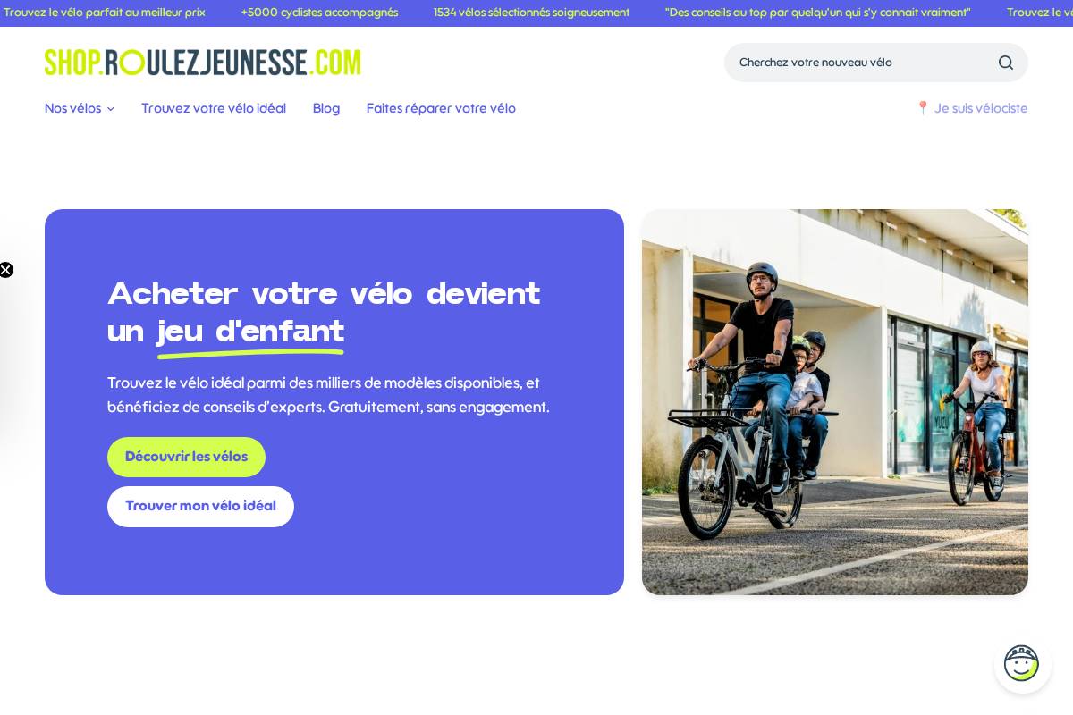 shop.roulezjeunesse.com homepage screenshot