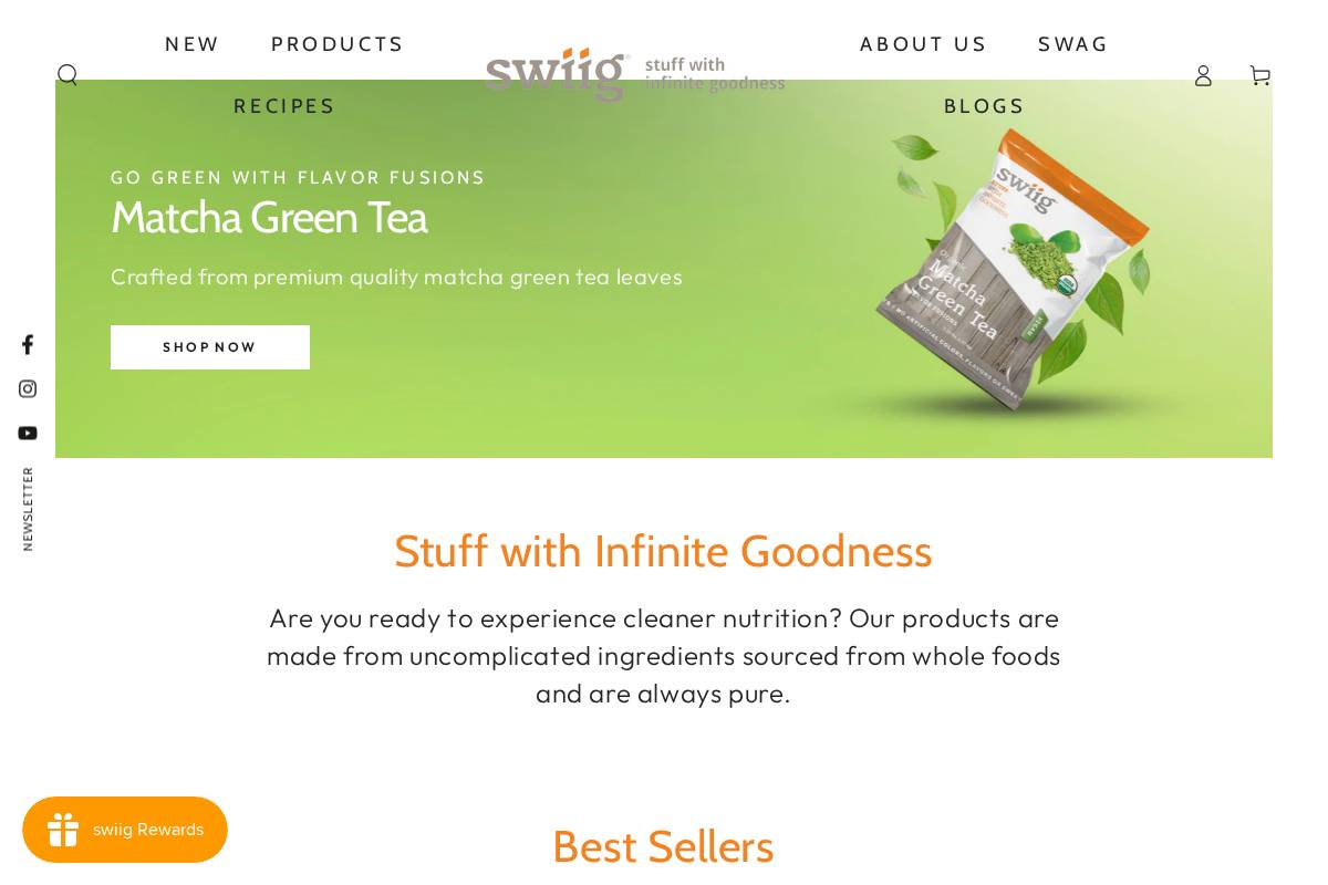 shop.swiig.com homepage screenshot