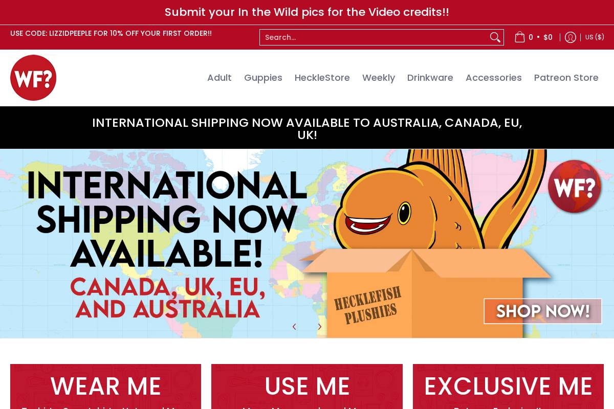 shop.thewhyfiles.com homepage screenshot