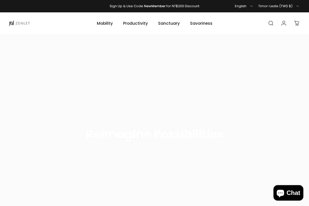 shop.zenlet.co homepage screenshot