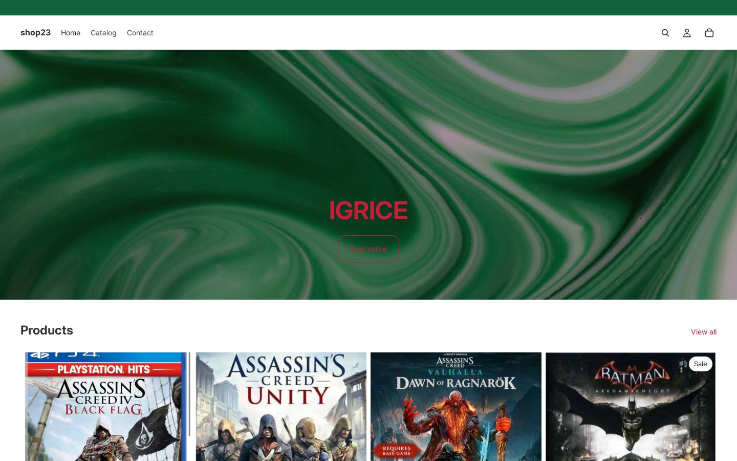 shop23shop.shop homepage screenshot
