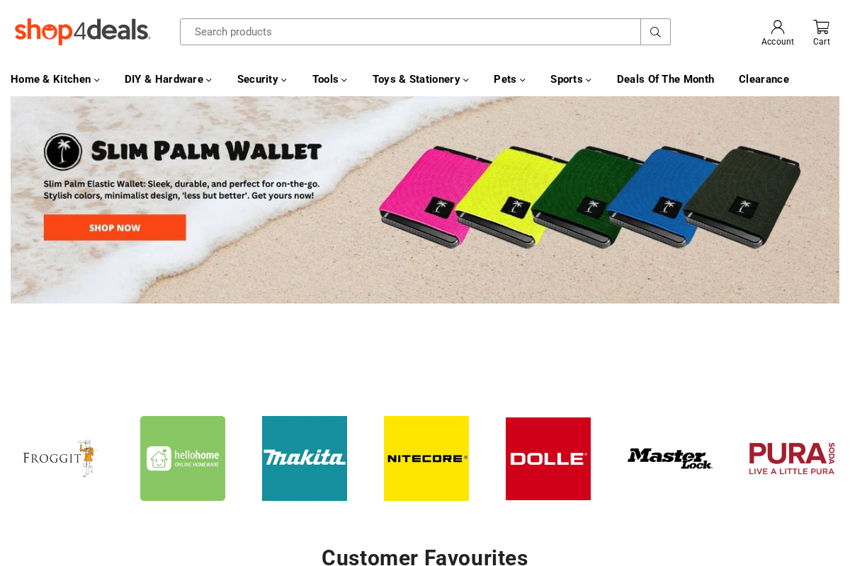 shop4deals.co.za homepage screenshot