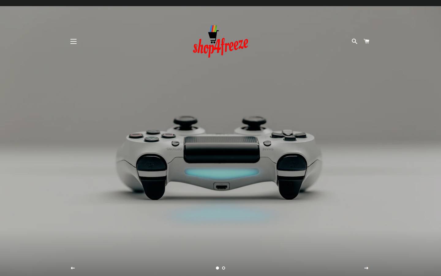 shop4freeze.com homepage screenshot