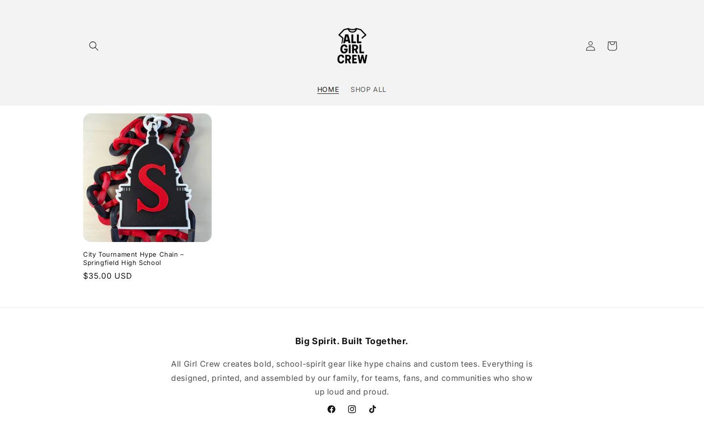 shopallgirlcrew.com homepage screenshot