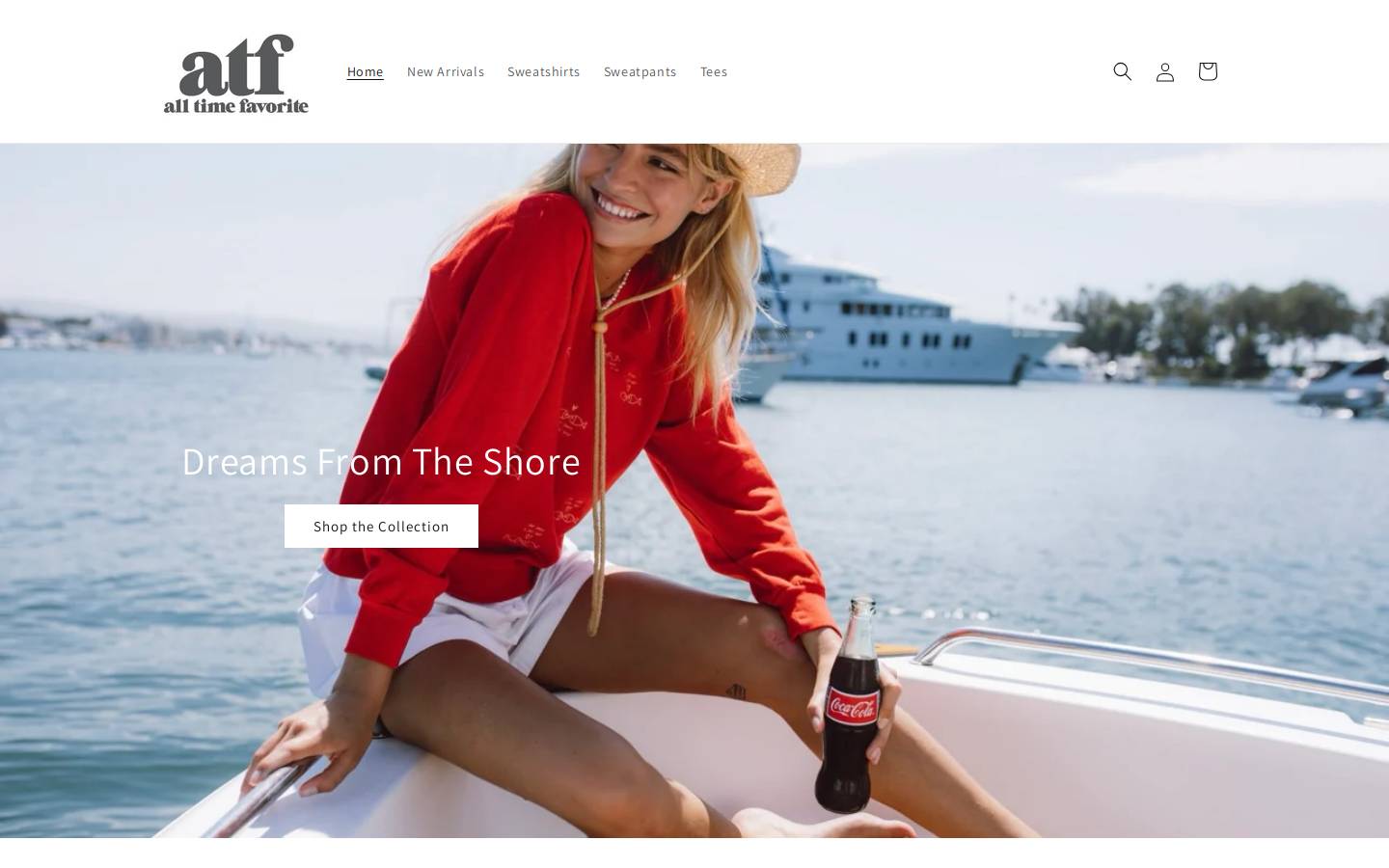 shopalltimefavorite.com homepage screenshot