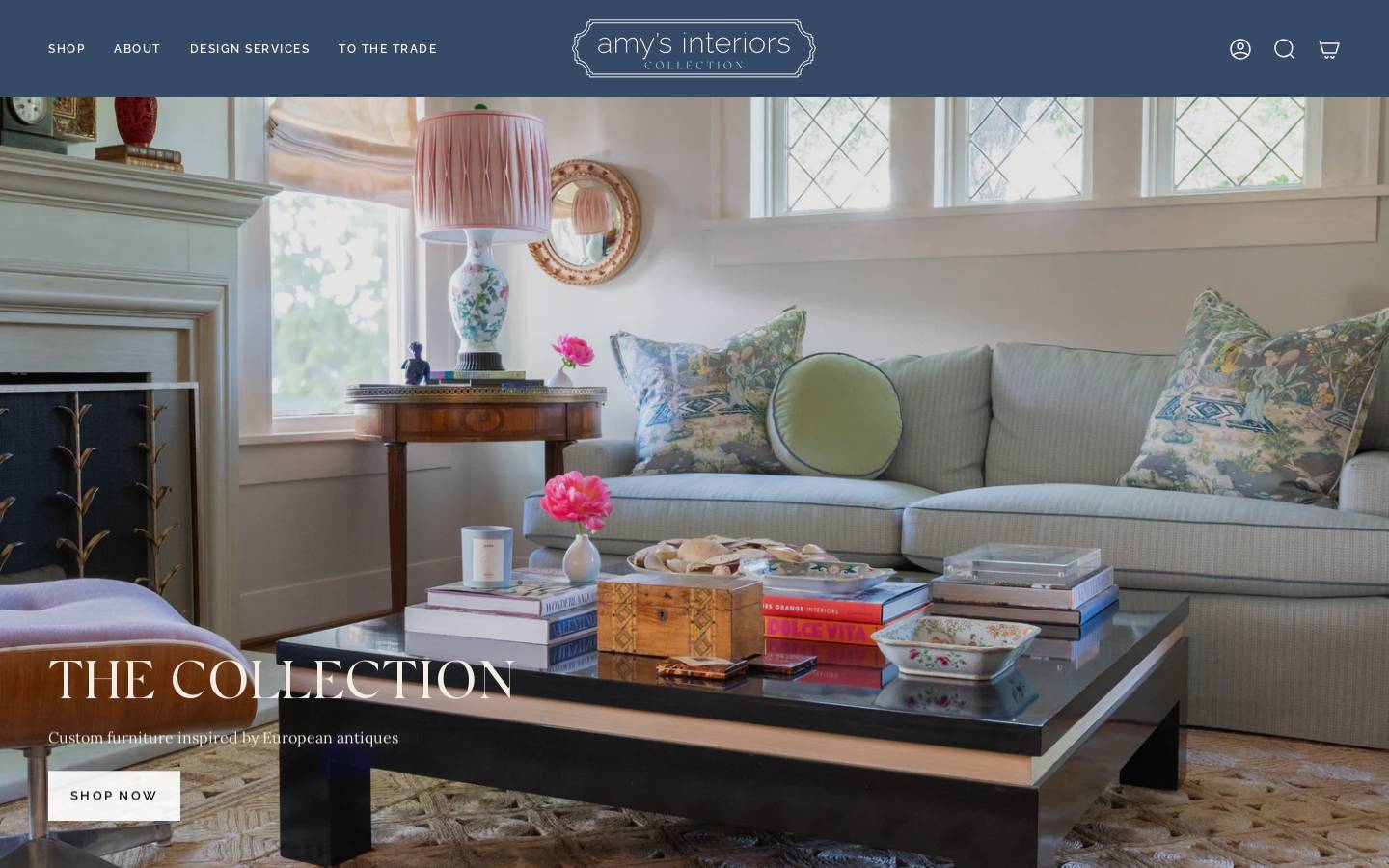 shopamysinteriors.com homepage screenshot