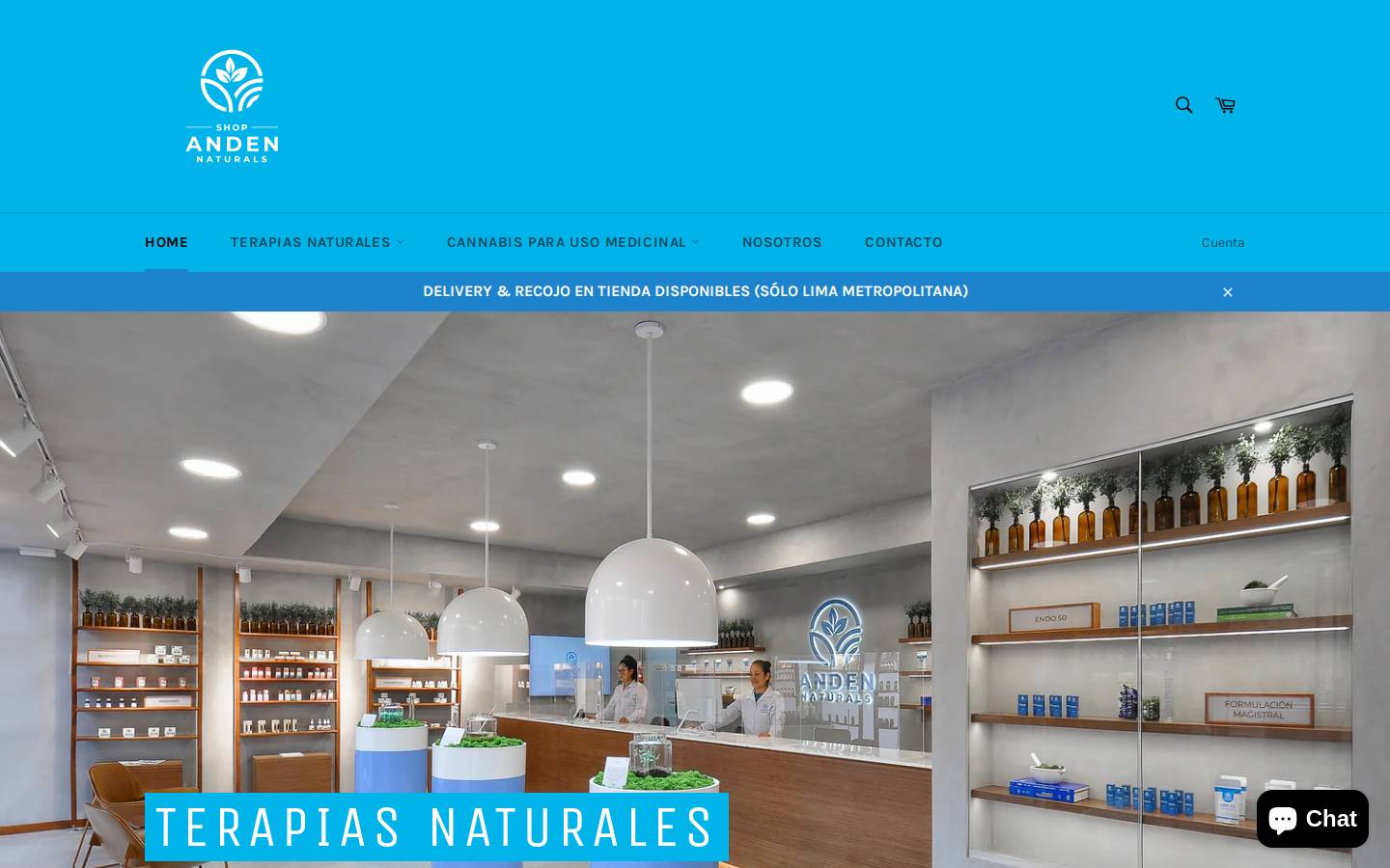 shopanden.com homepage screenshot
