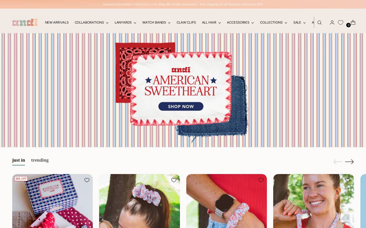 shopandi.com homepage screenshot