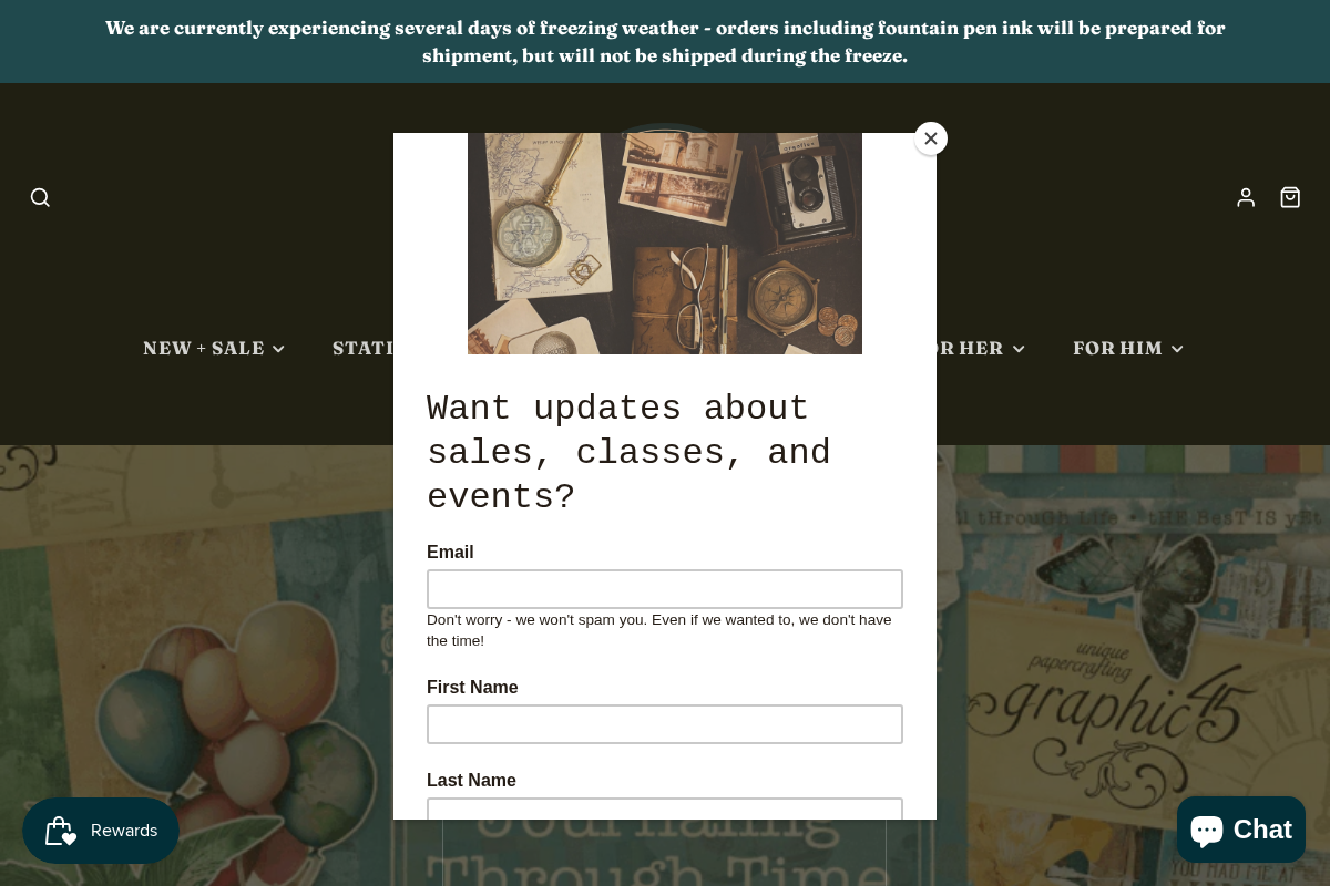 Anemoia & Co. homepage screenshot