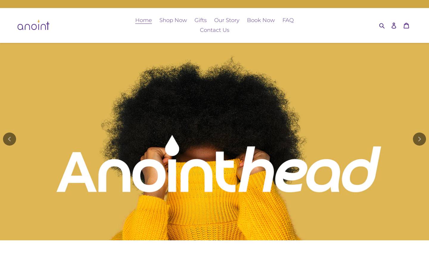 shopanoint.com homepage screenshot