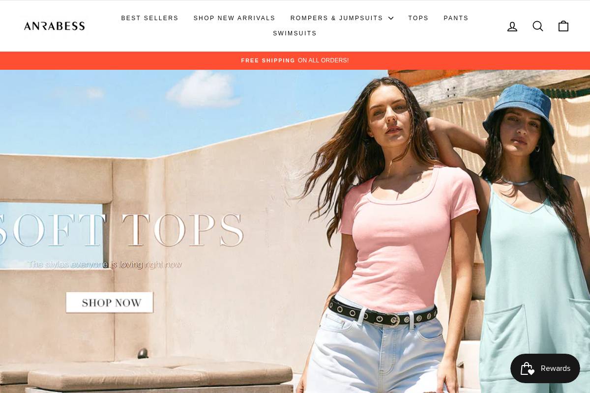 shopanrabess.com homepage screenshot