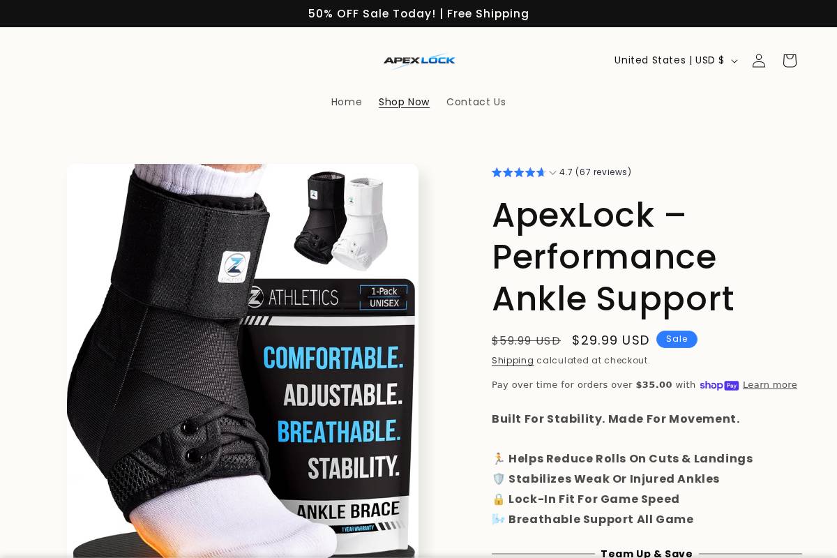 shopapexlock.com homepage screenshot
