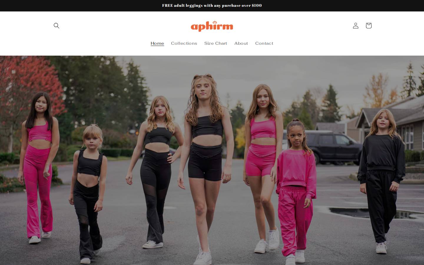 shopaphirm.com homepage screenshot