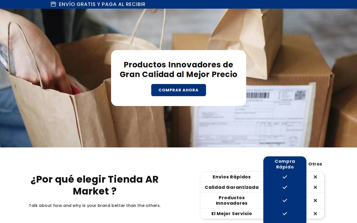 shoparmarket.com homepage screenshot