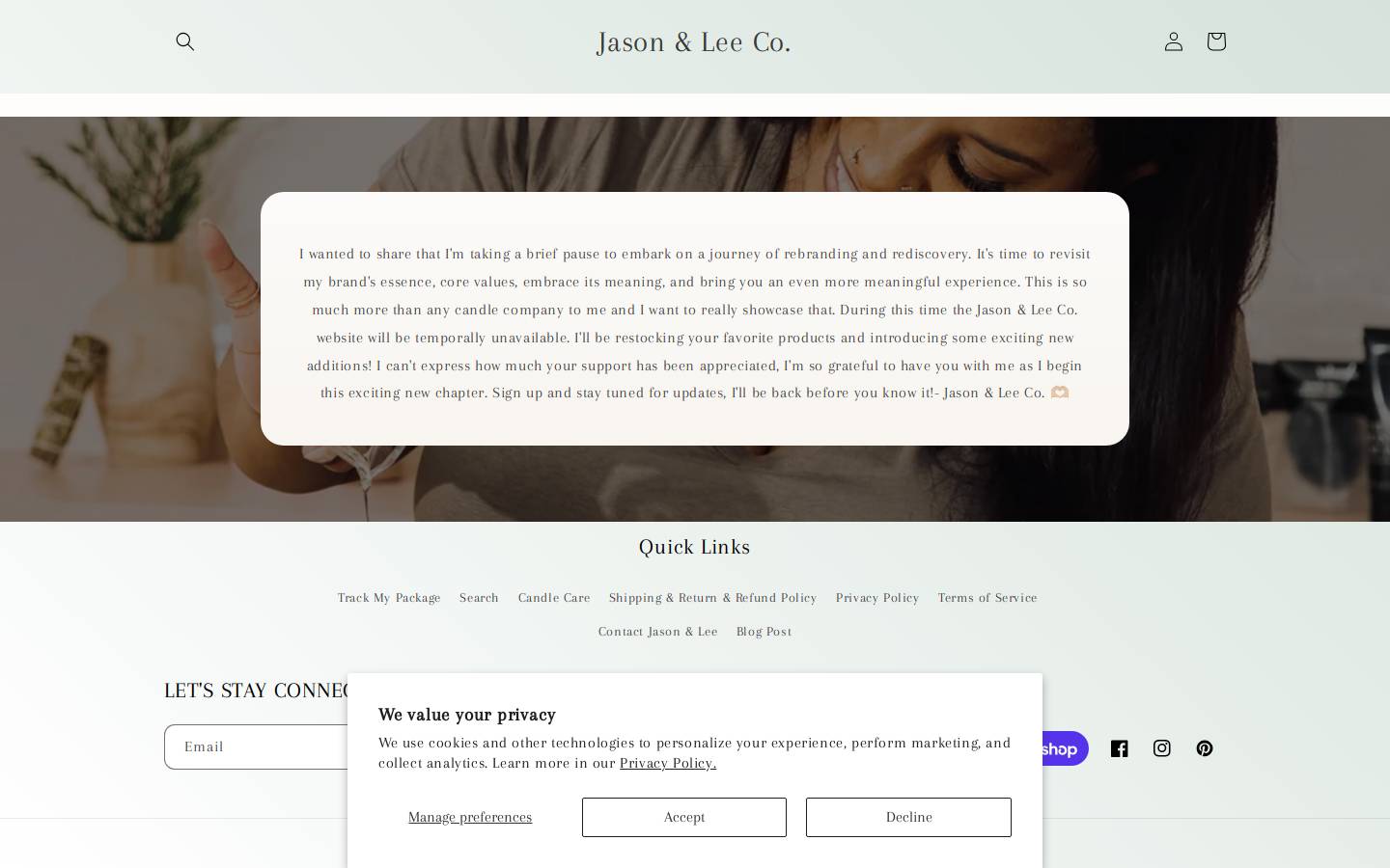 shopatcasaroma.com homepage screenshot