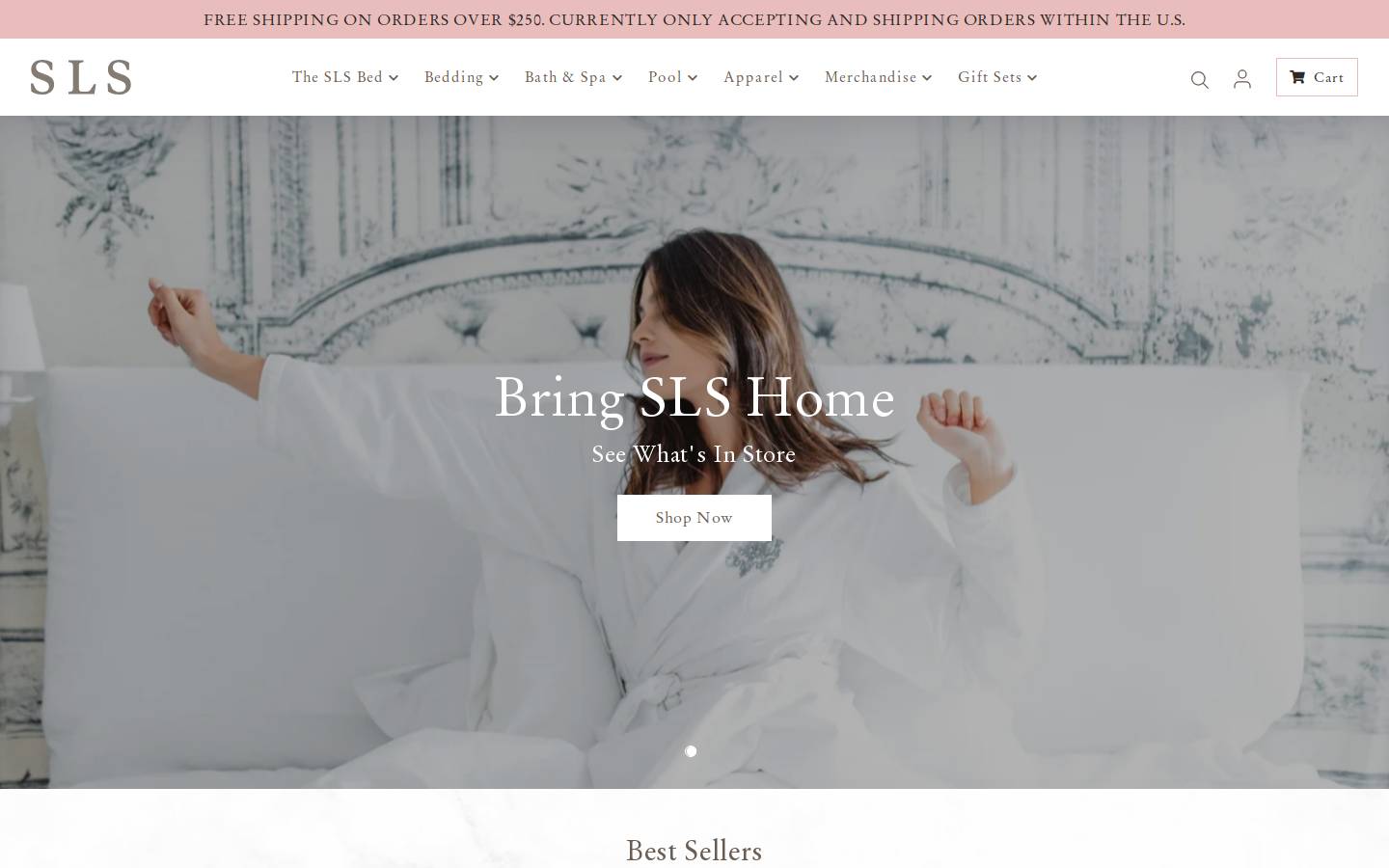 shopatsls.com homepage screenshot